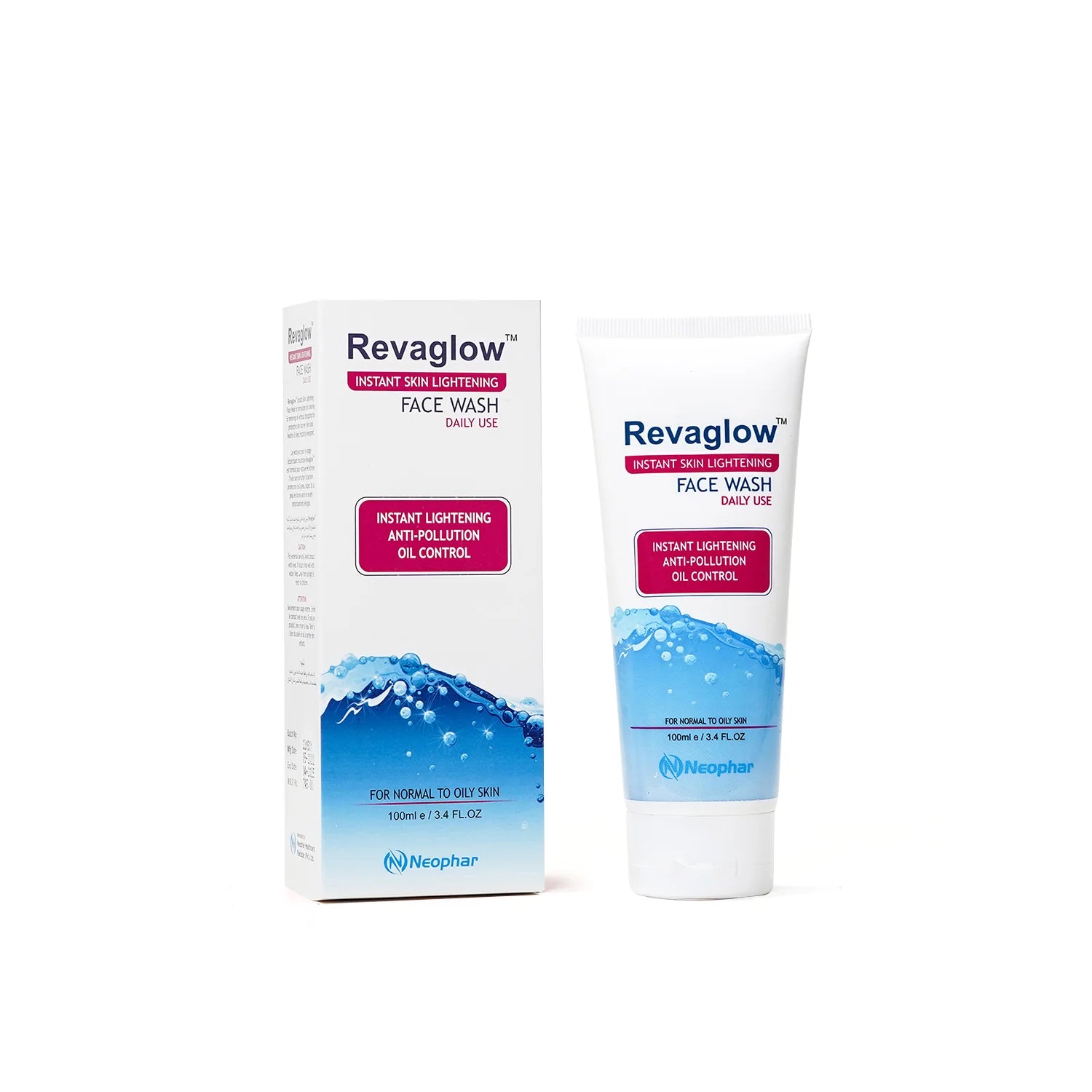 Neophar Revaglow Instant Skin Lightening Face Wash